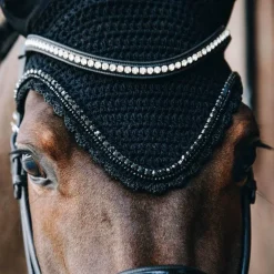 Kentucky Horsewear - Bonnet long Stone & Pearl noir