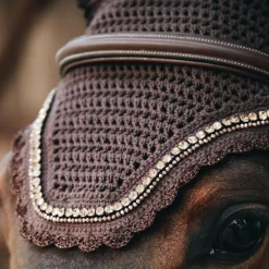 Kentucky Horsewear - Bonnet Wellington Stone & Pearl marron