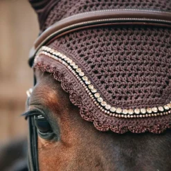 Kentucky Horsewear - Bonnet Wellington Stone & Pearl marron