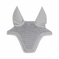 Kentucky Horsewear - Bonnet anti-bruit pour chevaux Wellington Diamond Rope gris