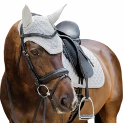 Kentucky Horsewear - Bonnet pour chevaux Wellington Diamond Rope gris