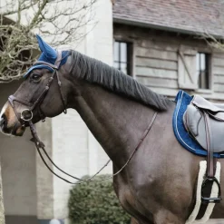 Kentucky Horsewear - Bonnet Wellington basic velvet marine