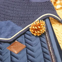 Kentucky Horsewear - Bonnet Wellington basic velvet marine