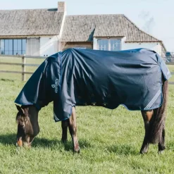 Kentucky Horsewear - Couverture d'extérieur Turnout Rug All Weather waterproof comfort marine 300g