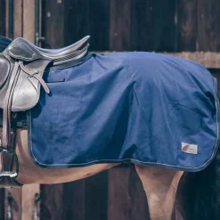 Kentucky Horsewear - Couvre-reins carré imperméable marine 600D 160g
