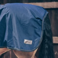 Kentucky Horsewear - Couvre-reins carré imperméable marine 600D 160g