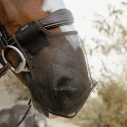 Kentucky Horsewear - Filet de nez anti-mouches marron