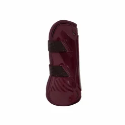 Kentucky Horsewear - Guêtres ouvertes Bamboo Elastic bordeaux x2