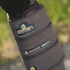 Kentucky Horsewear - Guêtres de cross antérieurs marron x2