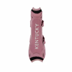 Kentucky Horsewear - Guêtres ouvertes Bamboo Elastic vieux rose x2