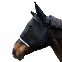 Kentucky Horsewear - Masque anti-mouches Friendly avec oreilles noir