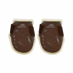 Kentucky Horsewear - Protège-boulets jeunes chevaux mouton vegan marron