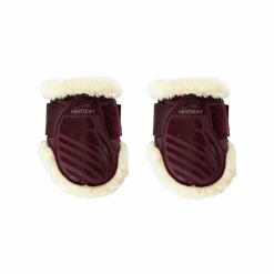 Kentucky Horsewear - Protège-boulets jeunes chevaux mouton vegan bordeaux