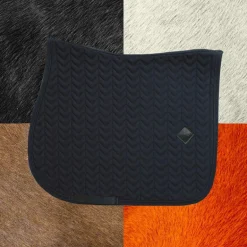 Kentucky Horsewear - Tapis de selle Fishbone noir