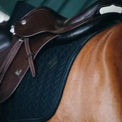 Kentucky Horsewear - Tapis de selle Fishbone noir