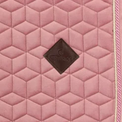 Kentucky Horsewear - Tapis de dressage Velvet Vieux Rose