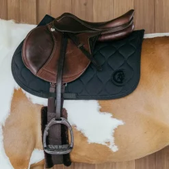 Kentucky Horsewear - Tapis de selle Wave jumping 3D logo noir