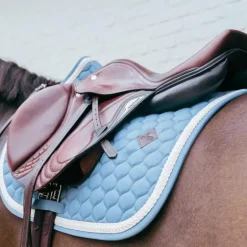 Kentucky Horsewear - Tapis de selle Plaited Cord bleu ciel