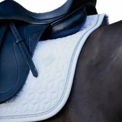 Kentucky Horsewear - Tapis de dressage Glitter Rope blanc