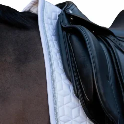 Kentucky Horsewear - Tapis de dressage Glitter Rope blanc