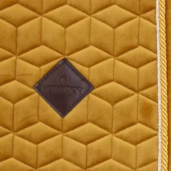 Kentucky Horsewear - Tapis de dressage Velvet Moutarde