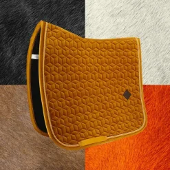 Kentucky Horsewear - Tapis de dressage Velvet Moutarde