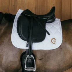 Kentucky Horsewear - Tapis de dressage Wave 3D logo blanc