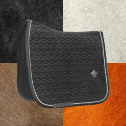 Kentucky Horsewear - Tapis de dressage Basic Velvet noir