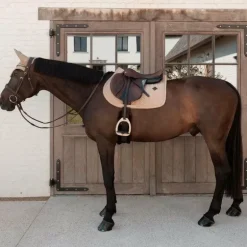 Kentucky Horsewear - Tapis de selle Velvet Mini Pearls beige