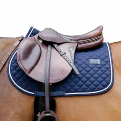 Kentucky Horsewear - Tapis de selle Diamond Rope marine