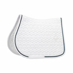 Kentucky Horsewear - Tapis de selle Glitter Rope blanc et noir