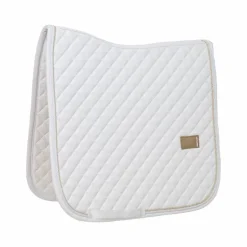 Kentucky Horsewear - Tapis de dressage Diamond Rope blanc