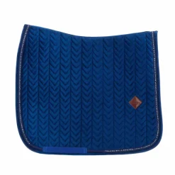 Kentucky Horsewear - Tapis de dressage Velvet Pearls marine