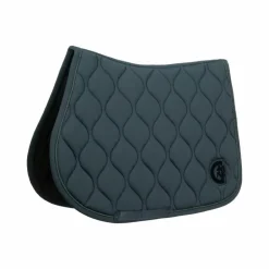 Kentucky Horsewear - Tapis de selle Wave jumping 3D logo vert