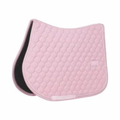 Kentucky Horsewear - Tapis de selle Rubber logo rose clair