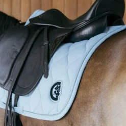 Kentucky Horsewear - Tapis de dressage Wave 3D logo bleu clair