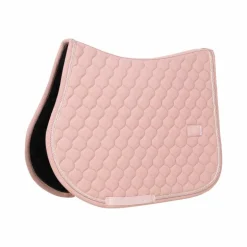 Kentucky Horsewear - Tapis de selle Rubber logo vieux rose