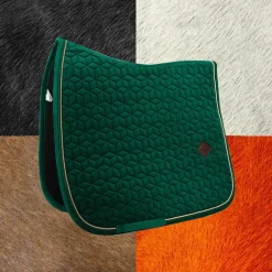 Kentucky Horsewear - Tapis de dressage Velvet Vert foncé
