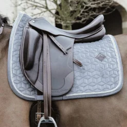 Kentucky Horsewear - Tapis de dressage Basic Velvet gris