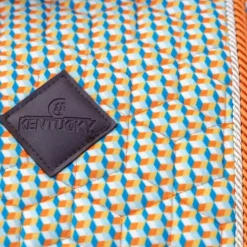 Kentucky Horsewear - Tapis de selle Velvet Printing cubes colorfull
