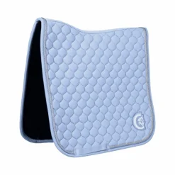 Kentucky Horsewear - Tapis de dressage 3D logo Onion Quilt bleu clair