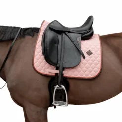 Kentucky Horsewear - Tapis de dressage Onion Quilt Leather Neon vieux rose