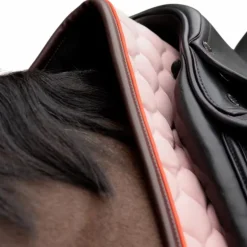 Kentucky Horsewear - Tapis de dressage Onion Quilt Leather Neon vieux rose