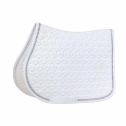 Kentucky Horsewear - Tapis de selle Glitter Rope blanc