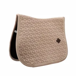 Kentucky Horsewear - Tapis de selle Basic Velvet jumping beige