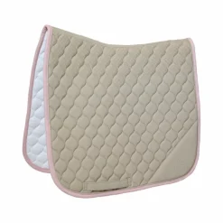 Kentucky Horsewear - Tapis de dressage Softshell Onion Quilt beige/ vieux rose