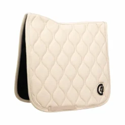 Kentucky Horsewear - Tapis de dressage Wave 3D logo beige