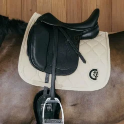 Kentucky Horsewear - Tapis de dressage Wave 3D logo beige