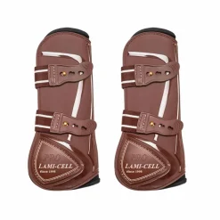 Lami-cell - Guêtres ouvertes Elite marron x2