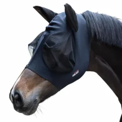 Lami-cell - Masque anti-mouches avec oreilles Titanium Come Best noir